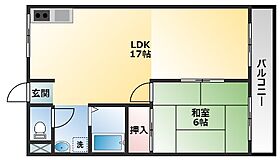 大阪府柏原市国分市場2丁目（賃貸マンション1LDK・4階・48.67㎡） その2