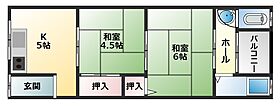 巽文化  ｜ 大阪府八尾市垣内1丁目（賃貸アパート2K・2階・28.00㎡） その2