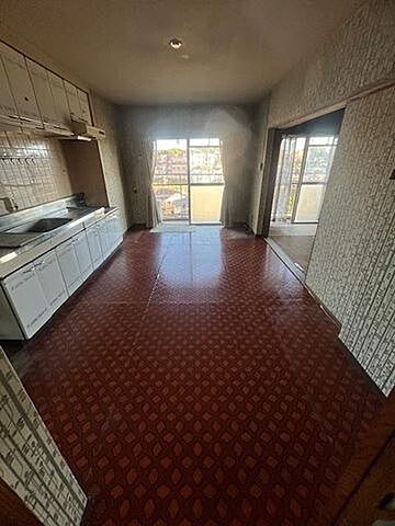 リビング/ダイニング 川島コーポ3階 3階/-