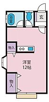 クボタハイツB  ｜ 山梨県甲府市和田町（賃貸アパート1R・2階・25.92㎡） その2