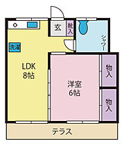 かが屋  ｜ 山梨県甲府市屋形３丁目（賃貸アパート1LDK・1階・31.80㎡） その2