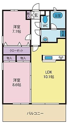 甲府レジデンス_間取り_0