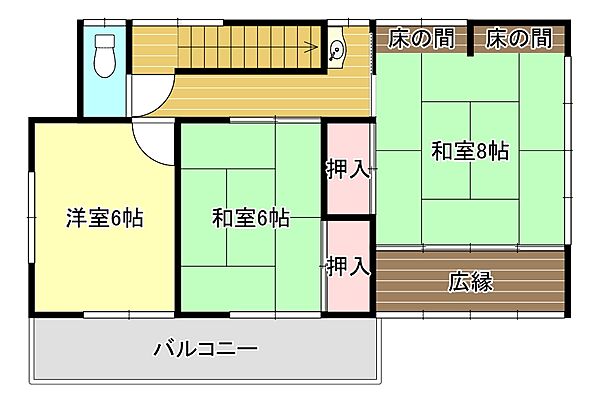 間取りを拡大表示