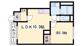 兵庫県高砂市米田町米田（賃貸アパート1LDK・1階・40.39㎡） その2