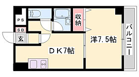 アルコ・ラ・カーサ佃町  ｜ 兵庫県姫路市佃町（賃貸マンション1DK・2階・32.09㎡） その2