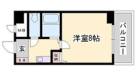 兵庫県姫路市安田4丁目（賃貸マンション1R・5階・23.10㎡） その2