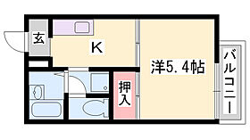 ヴィラ　カメリア  ｜ 兵庫県姫路市書写（賃貸アパート1K・1階・21.30㎡） その2