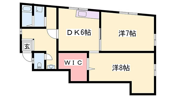 コーポ西宮 ｜兵庫県姫路市広畑区本町3丁目(賃貸アパート2DK・2階・54.00㎡)の写真 その2