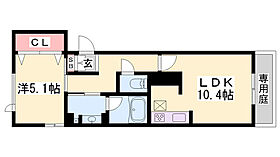 シャーメゾン・コレクト  ｜ 兵庫県加古川市加古川町溝之口（賃貸マンション1LDK・1階・42.73㎡） その2