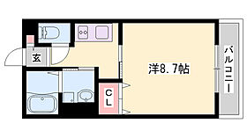 シエスタ別館North  ｜ 兵庫県姫路市別所町別所（賃貸アパート1K・2階・27.16㎡） その2