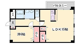 グランツ野里  ｜ 兵庫県姫路市梅ケ枝町（賃貸マンション1LDK・3階・51.66㎡） その2