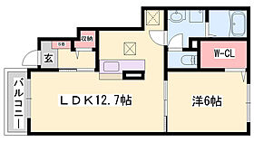 クオーレI  ｜ 兵庫県姫路市北平野1丁目（賃貸アパート1LDK・1階・44.17㎡） その2