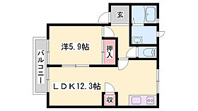 プリムローズ　B棟  ｜ 兵庫県多可郡多可町中区牧野（賃貸アパート1LDK・1階・43.00㎡） その2