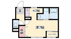 グローリアス  ｜ 兵庫県加古川市野口町水足（賃貸アパート1R・1階・28.97㎡） その2