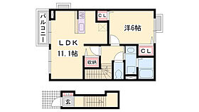 パッソ神田III  ｜ 兵庫県姫路市白浜町神田2丁目（賃貸アパート1LDK・2階・46.09㎡） その2