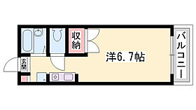 ハミング玉手  ｜ 兵庫県姫路市玉手1丁目（賃貸アパート1R・1階・19.55㎡） その2