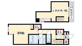 ル　リアン  ｜ 兵庫県姫路市東辻井1丁目（賃貸アパート1LDK・1階・50.57㎡） その2