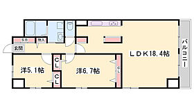 キャッスルコート福崎  ｜ 兵庫県神崎郡福崎町西田原（賃貸マンション2LDK・8階・65.20㎡） その2