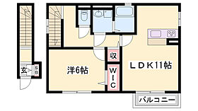 ヴァン  ｜ 兵庫県たつの市龍野町堂本（賃貸アパート1LDK・2階・47.70㎡） その2