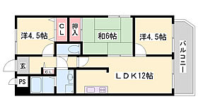 アジュール飾磨  ｜ 兵庫県姫路市飾磨区中島（賃貸マンション3LDK・4階・61.05㎡） その2