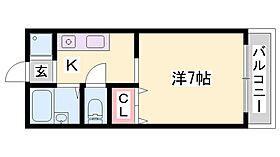 パセオ柿山伏  ｜ 兵庫県姫路市柿山伏（賃貸アパート1K・2階・23.18㎡） その2