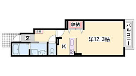 スイート　ガーデンII  ｜ 兵庫県姫路市白浜町宇佐崎北3丁目（賃貸アパート1R・1階・33.15㎡） その2