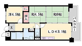 クリーンピア姫路飾磨  ｜ 兵庫県姫路市飾磨区恵美酒（賃貸マンション3LDK・4階・56.00㎡） その2