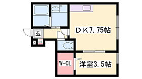 コンフォート大谷Ｂ  ｜ 兵庫県姫路市勝原区大谷（賃貸アパート1DK・1階・31.13㎡） その2