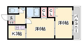 ワンリバーマンション  ｜ 兵庫県姫路市飾磨区阿成（賃貸マンション2K・4階・35.64㎡） その2