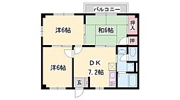間取図画像 3DK