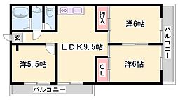 ニューハイツ新在家 2階