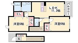 エーデル緑ヶ丘D 2階/-