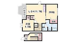 リバティさつきＡ 2階