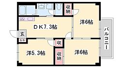 ドミール三喜 1階/-