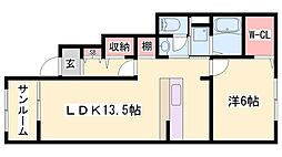 frischi　 K・Ｍ 1階