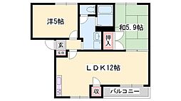 リバーサイドII 2階