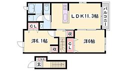 カーサ　ドマーニ 2階