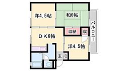 メロディちぐさA 2階