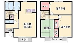 パークハイム壱番館C棟 3LDKの間取図画像