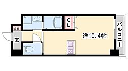 インタービレッジ高岡駅前 ワンルームの間取図画像