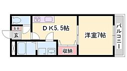 ガーデンホームオーブ 1Kの間取図画像