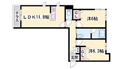 イン フローラ 大島 1階/-