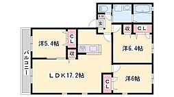 サンテヴィル 2階