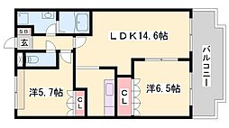 パークアヴェニュー 2階/-