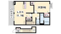 フラン北条 2階/-