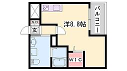 ソプラリア ワンルームの間取図画像