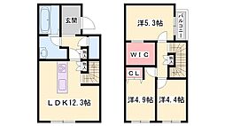 CASA SOUTH 3LDKの間取図画像