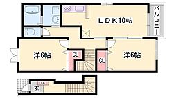 クローバーライフ 2階/-