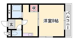 リバーパレス浜田 4階/-