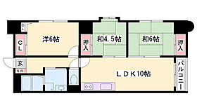 カサ・ディ・フォーレ  ｜ 兵庫県姫路市古二階町（賃貸マンション3LDK・6階・55.60㎡） その2